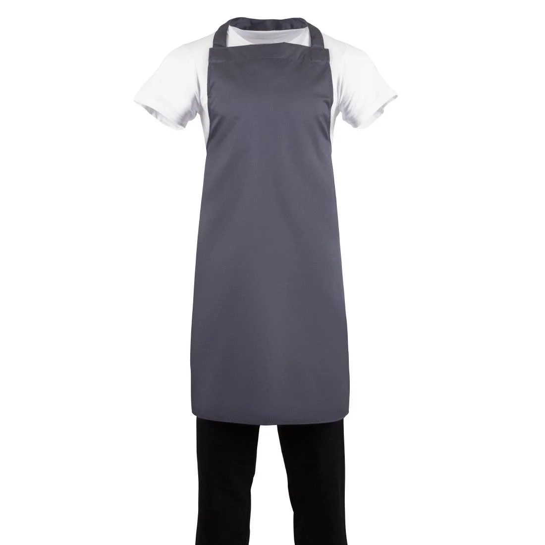 Whites Polycotton Bib Apron Charcoal - Image 10