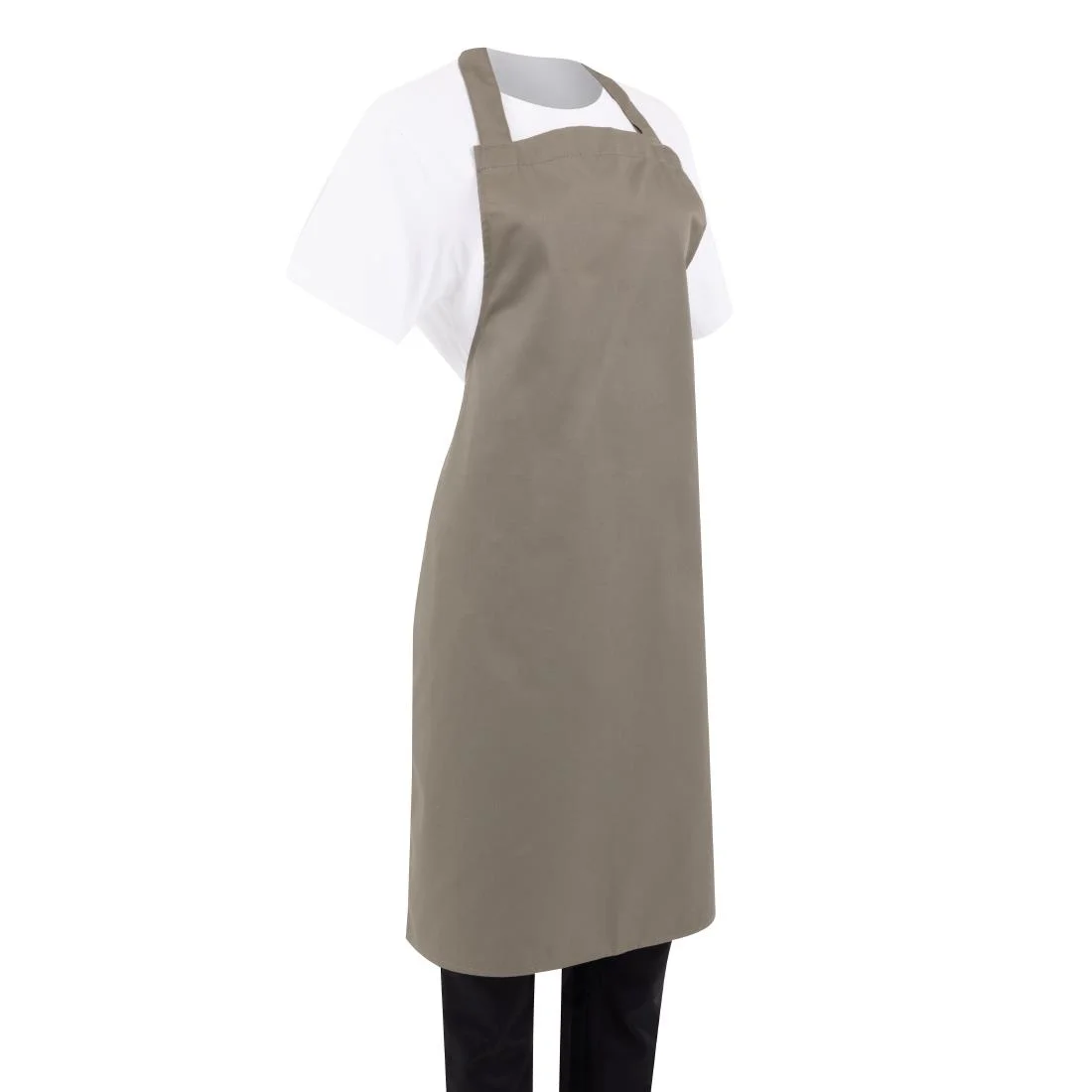 Whites Polycotton Bib Apron Olive - Image 7