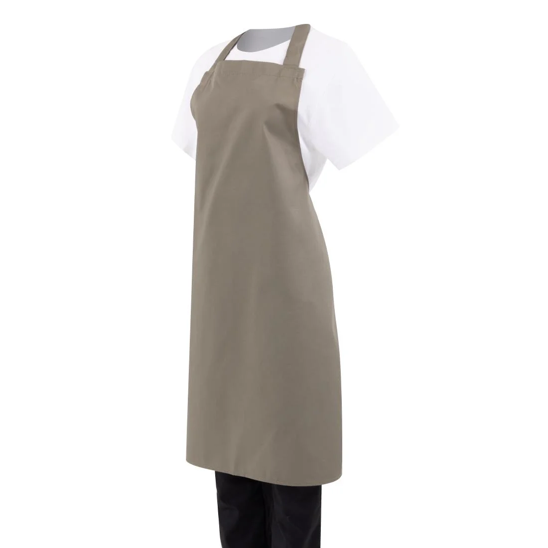 Whites Polycotton Bib Apron Olive - Image 8