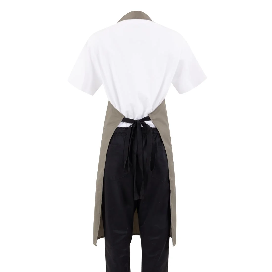 Whites Polycotton Bib Apron Olive - Image 9