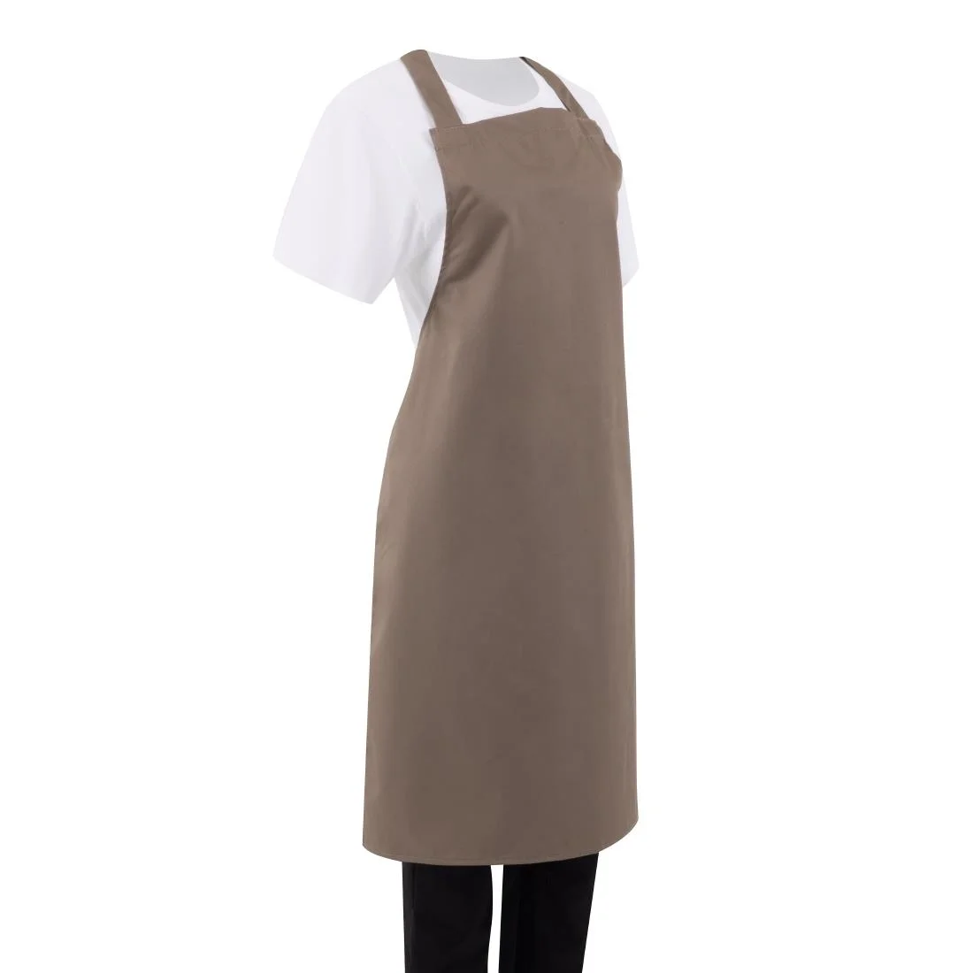 Whites Polycotton Bib Apron Tan - Image 8