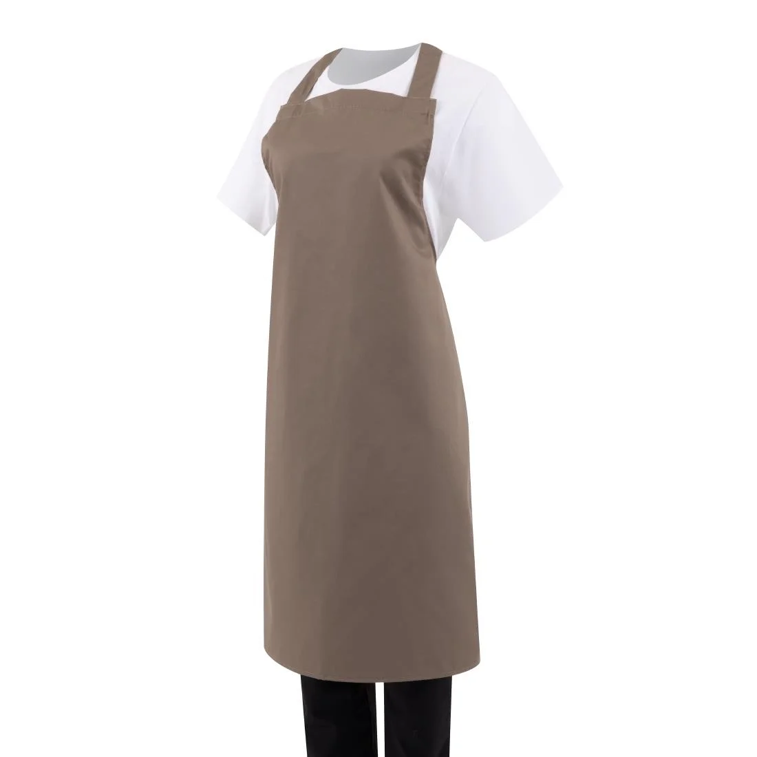 Whites Polycotton Bib Apron Tan - Image 9