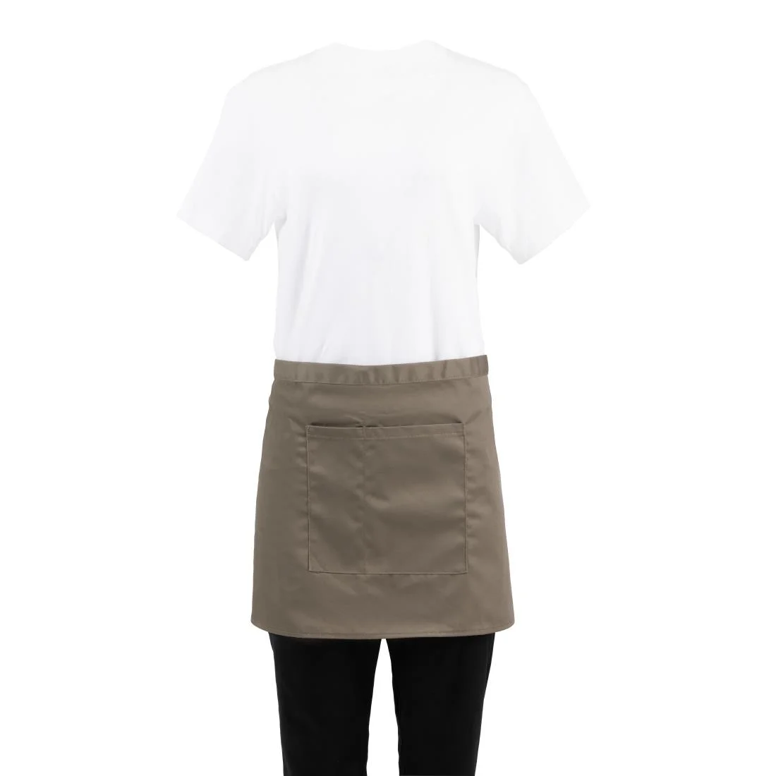 Whites Short Bistro Apron Olive