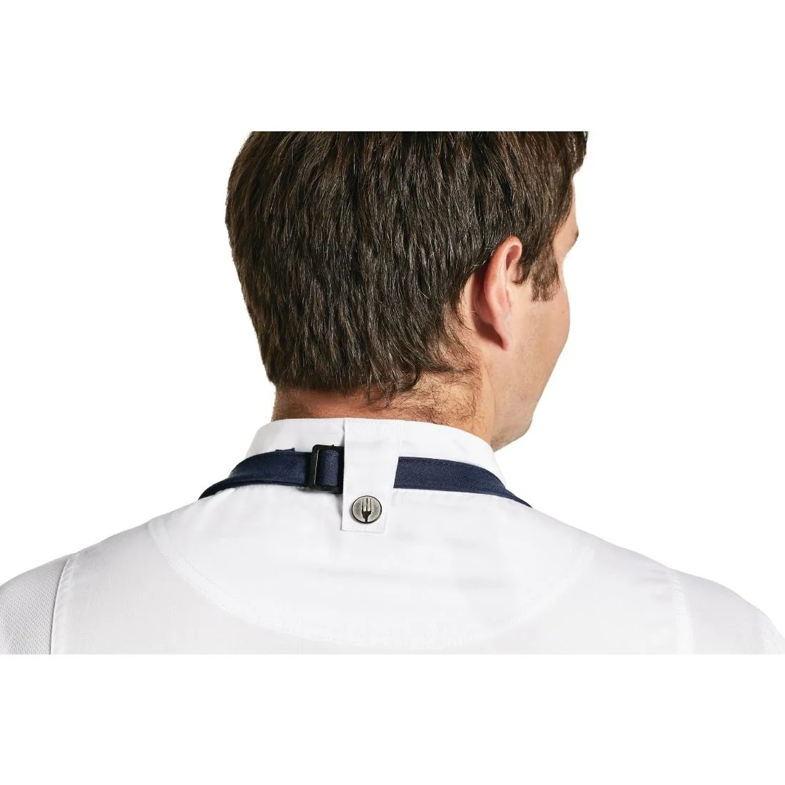 Chef Works Springfield Zipper White Mens Chefs Jacket - Image 4