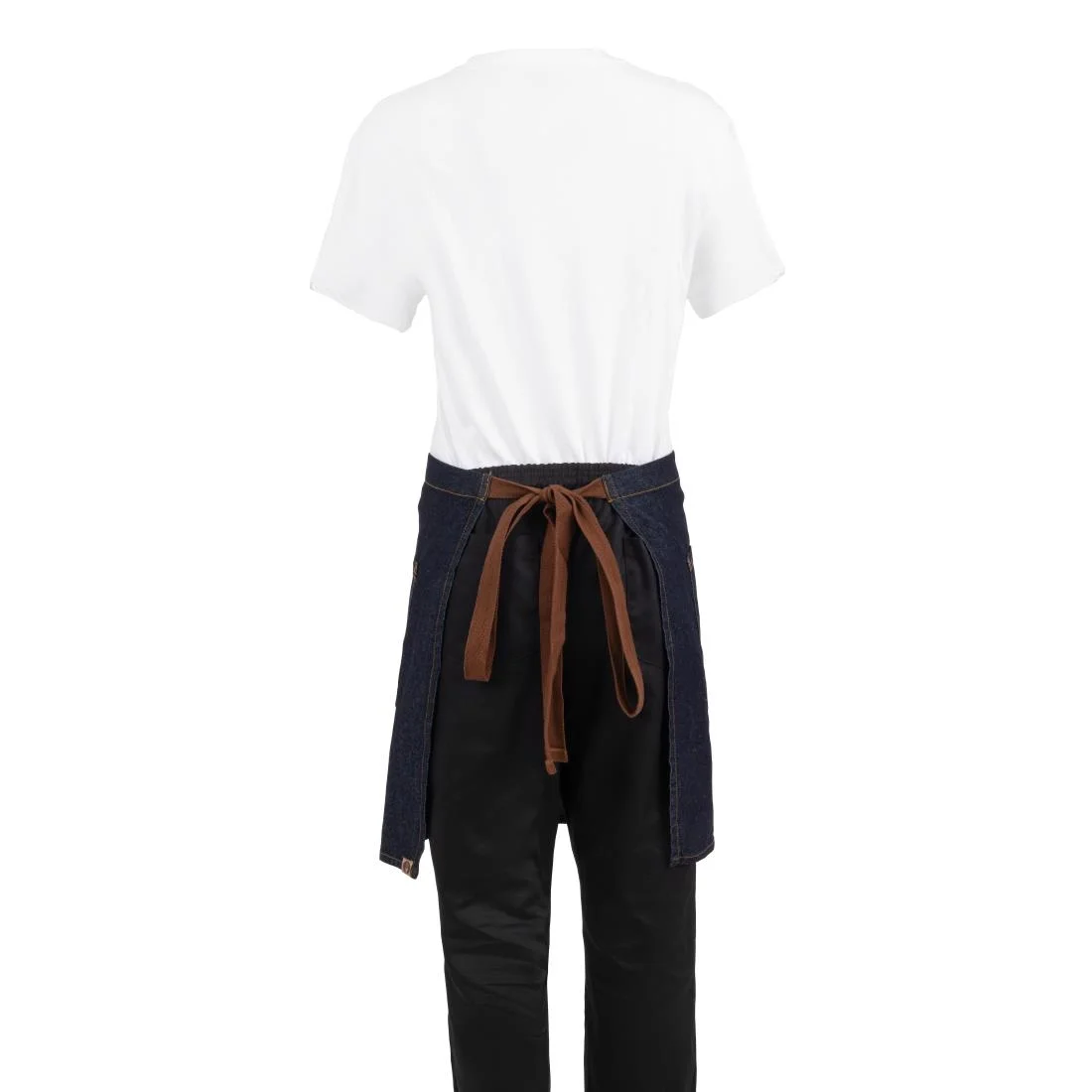 Chef Works Urban Memphis Half Bistro Apron Indigo - Image 6