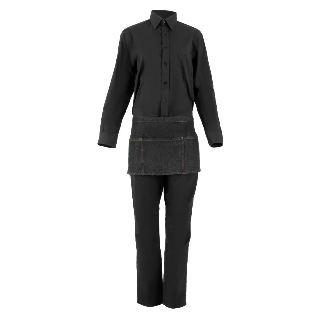 Chef Works Urban Memphis Waist Apron Black - Image 2