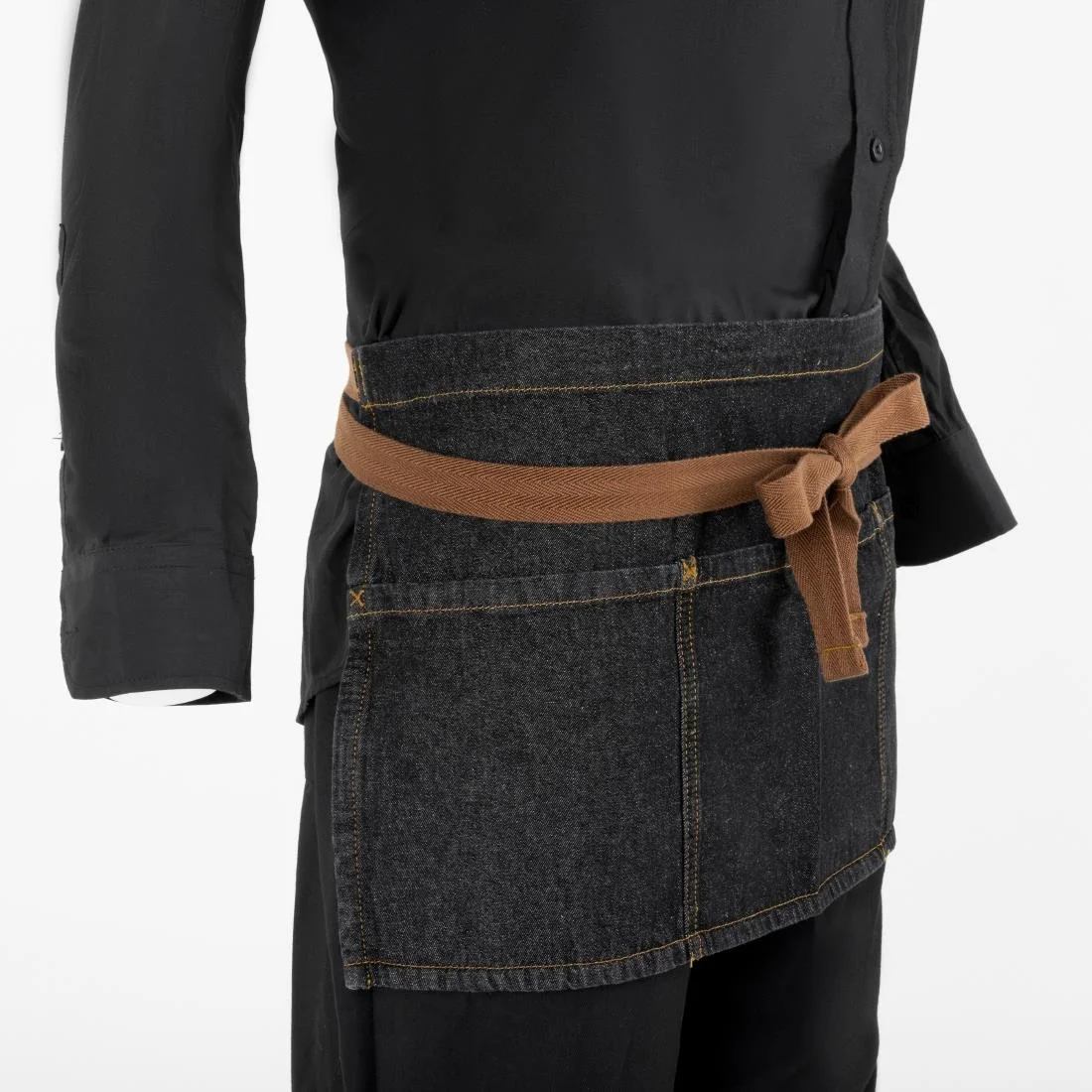 Chef Works Urban Memphis Waist Apron Black - Image 5
