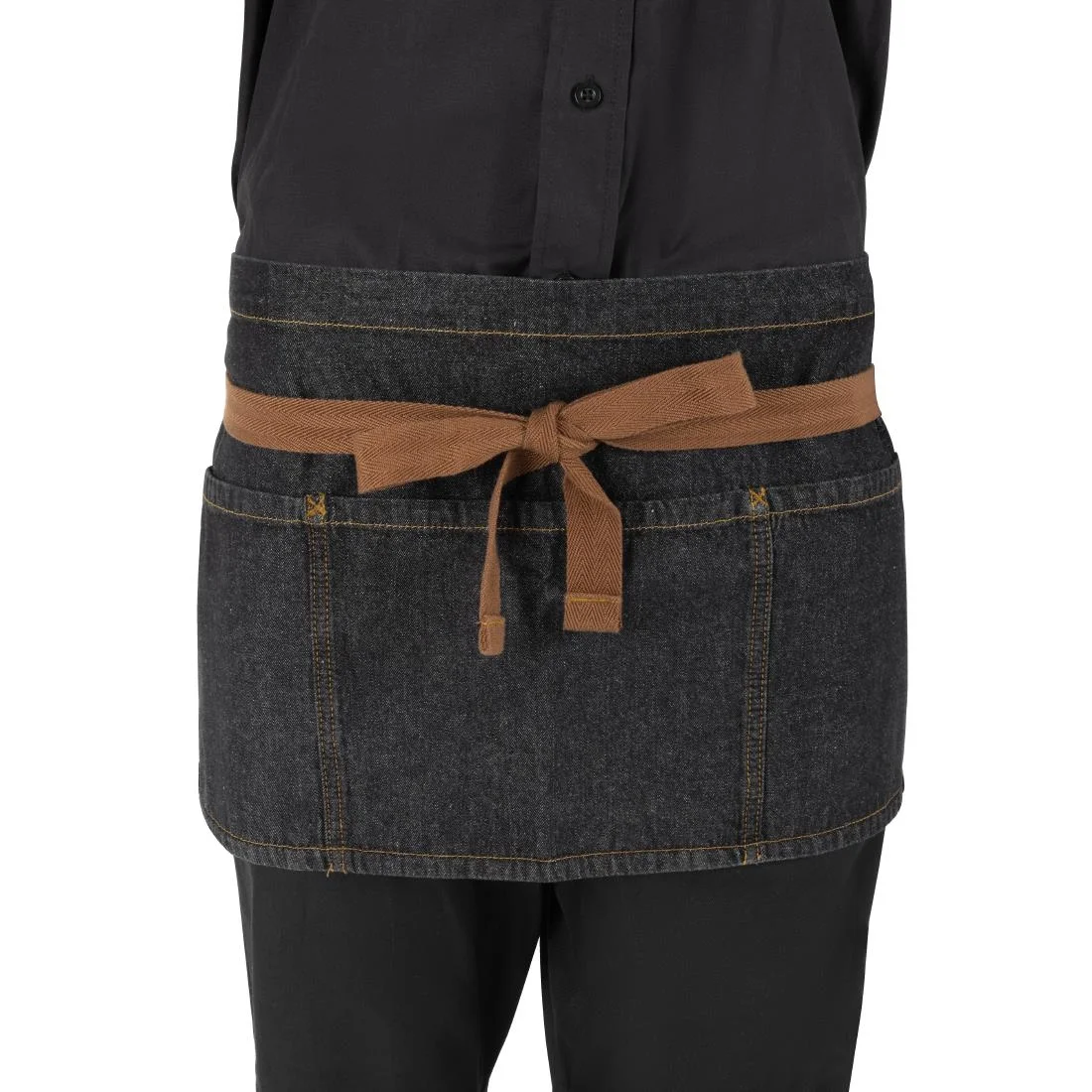 Chef Works Urban Memphis Waist Apron Black - Image 7