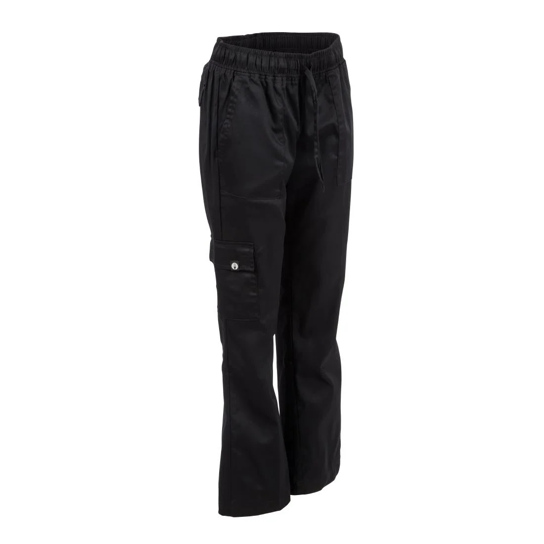 Chef Works Womens Cargo Chefs Trousers Black - Image 3