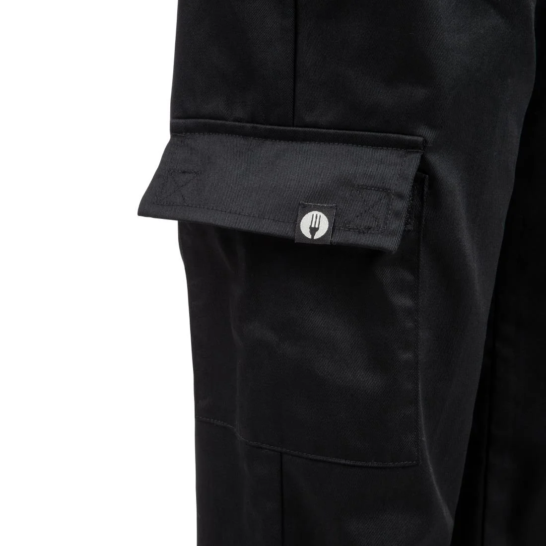 Chef Works Womens Cargo Chefs Trousers Black - Image 8