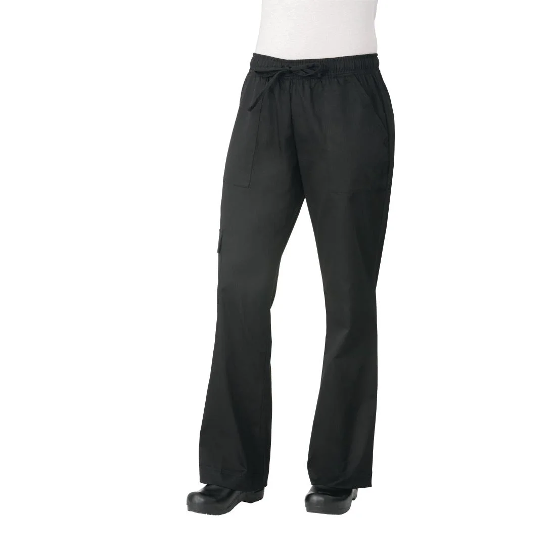 Chef Works Womens Cargo Chefs Trousers Black - Image 1