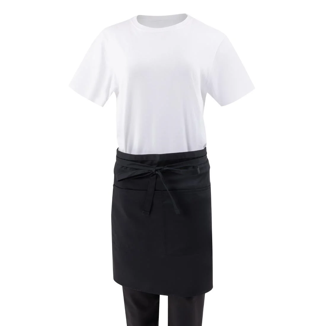 Chef Works Half Bistro Apron Black - Image 7