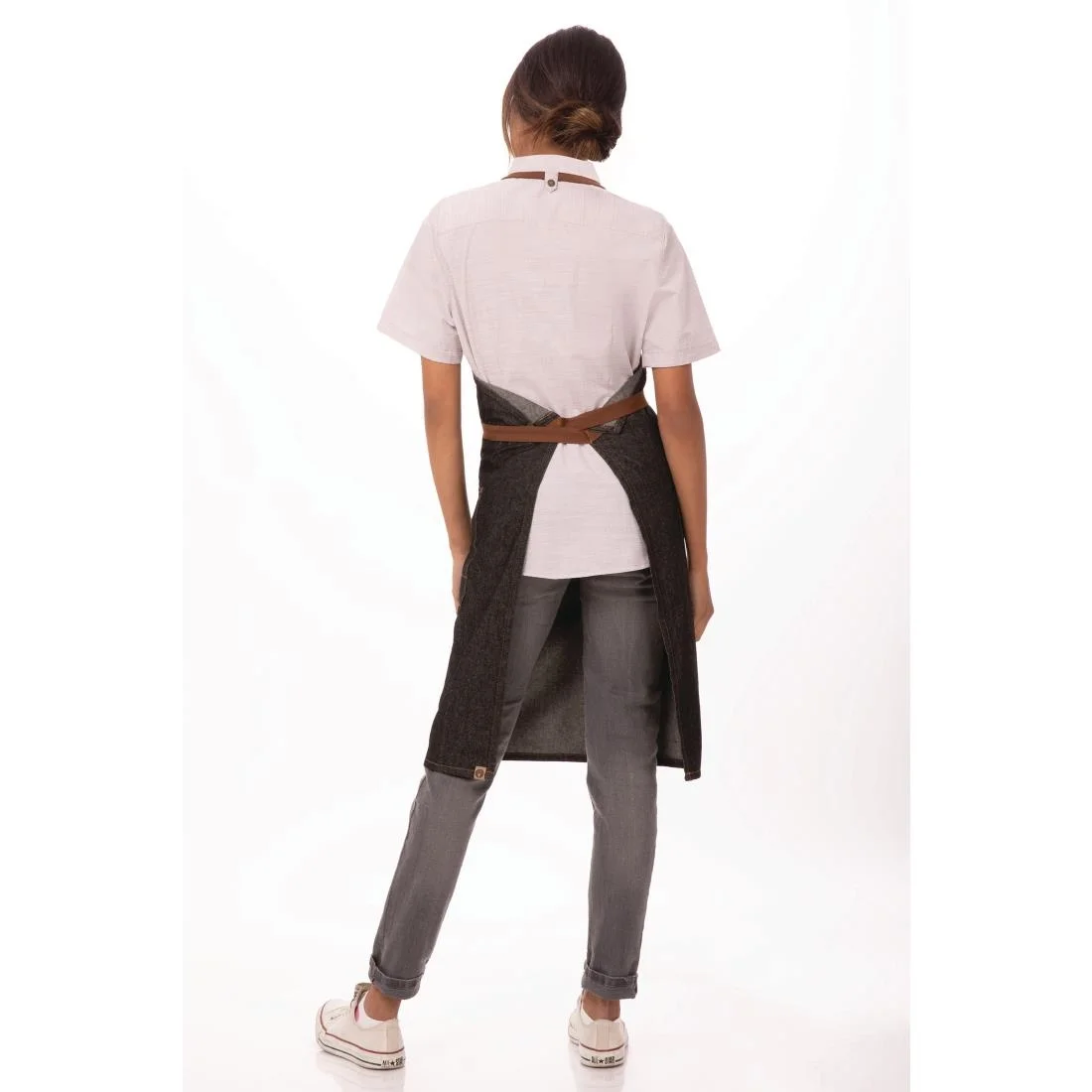 Chef Works Urban Memphis Bib Apron Black - Image 5
