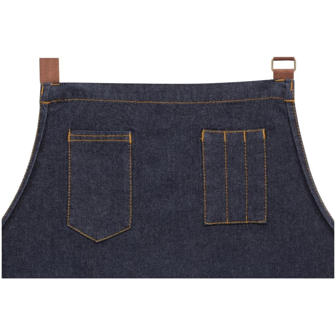 Chef Works Urban Memphis Bib Apron Indigo - Image 8