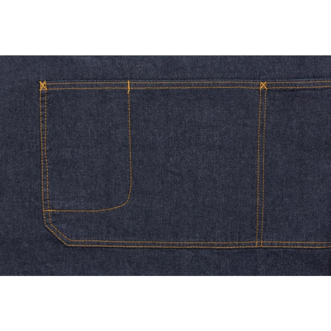 Chef Works Urban Memphis Bib Apron Indigo - Image 9