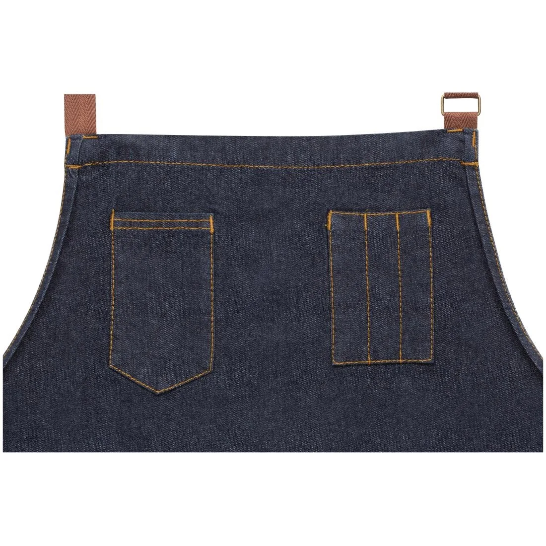 Chef Works Urban Memphis Bib Apron Indigo - Image 7