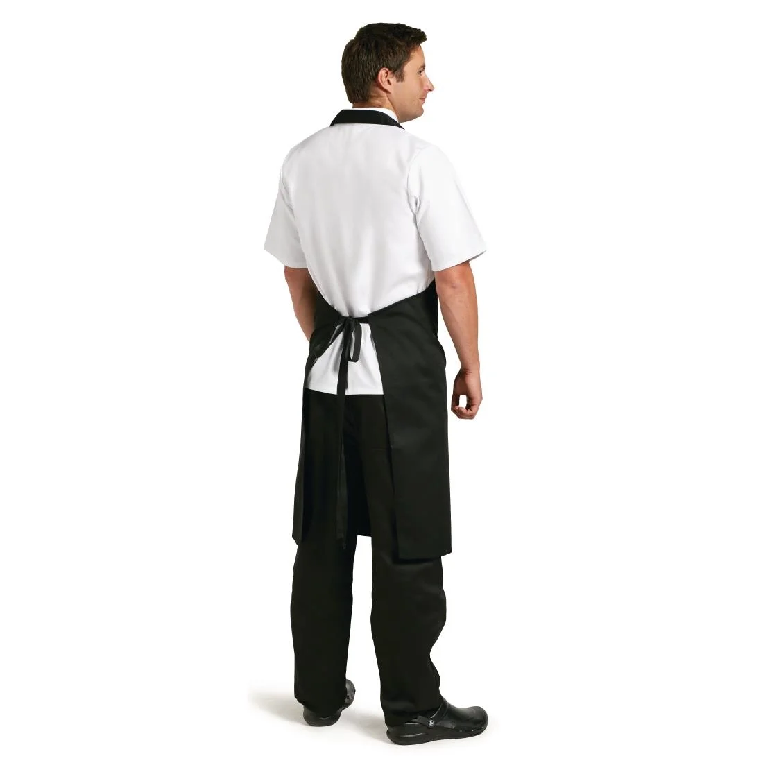 Whites Polycotton Bib Apron Black XL - Image 2