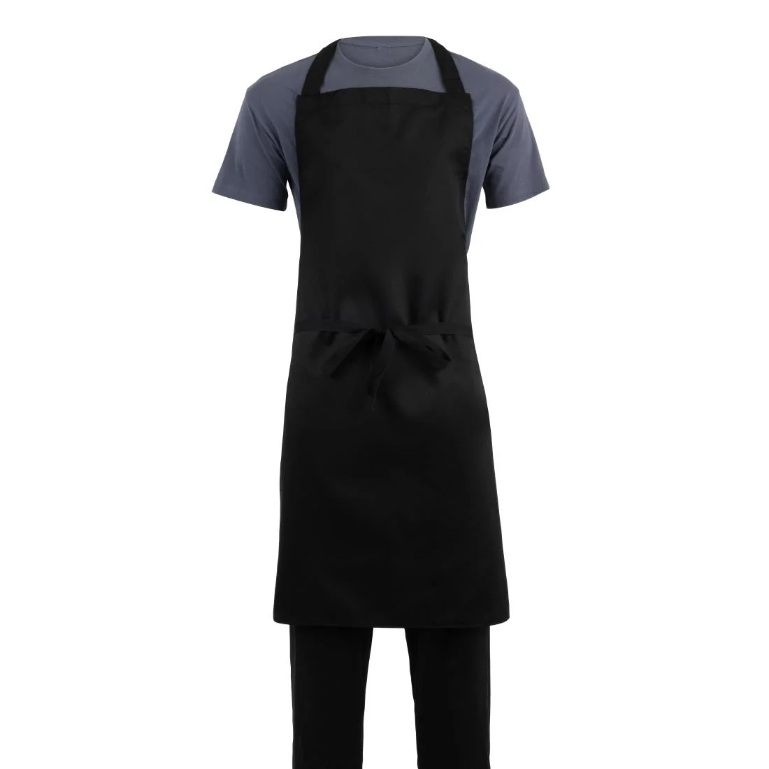 Whites Polycotton Bib Apron Black XL - Image 8