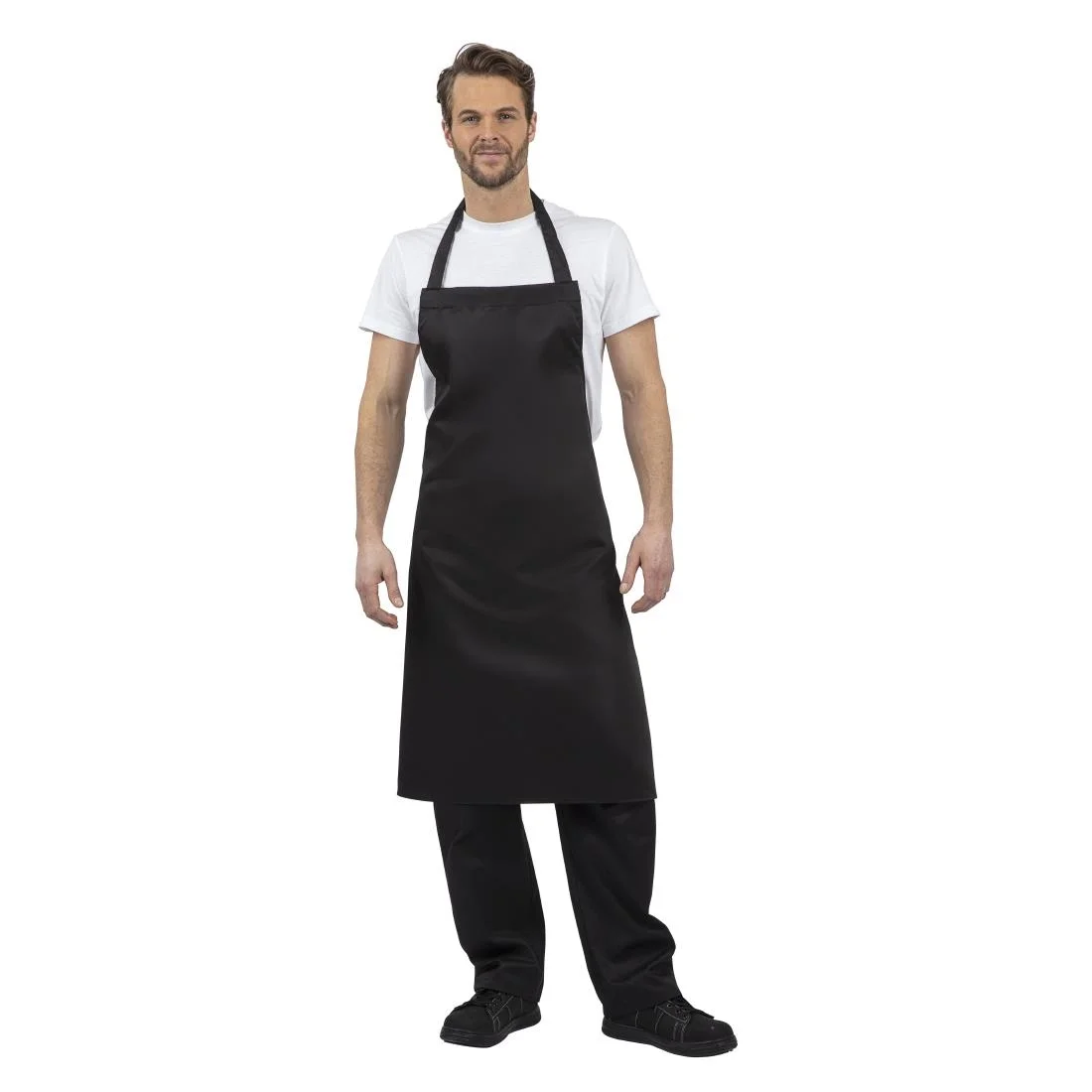 Whites Polycotton Bib Apron Black XL - Image 10
