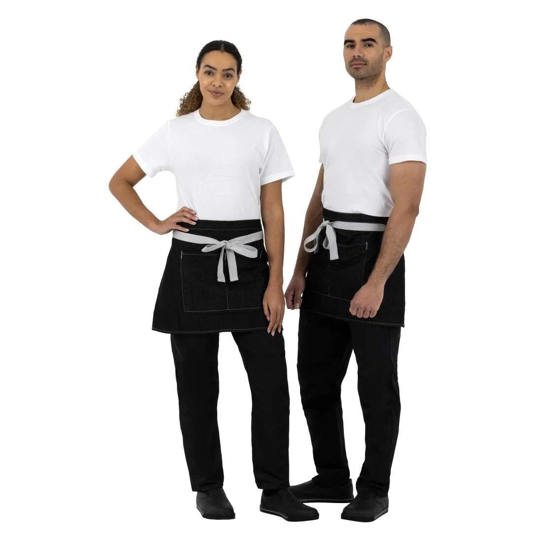 Whites Southside Waist Apron Denim Black 760mm - Image 5