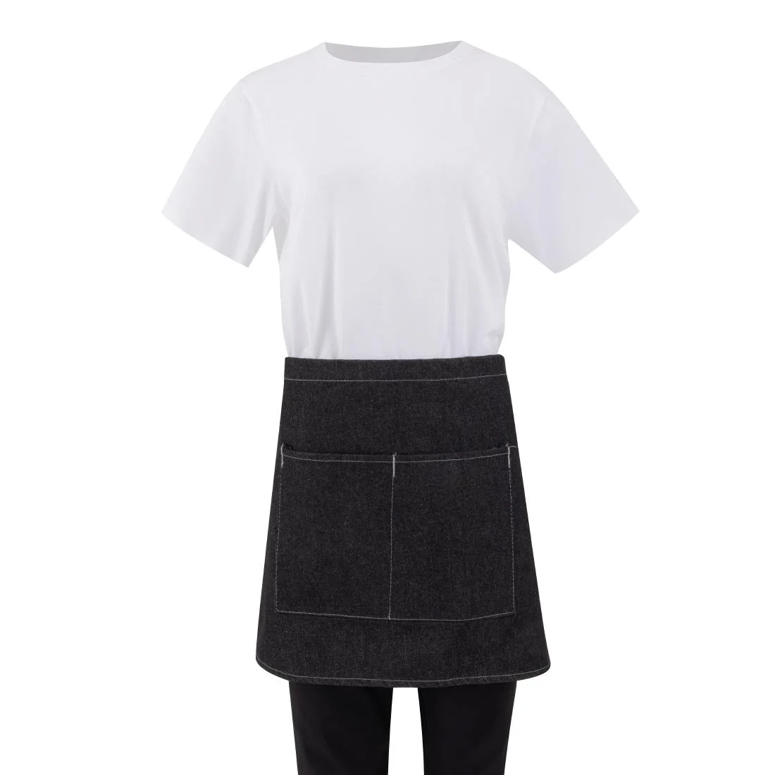Whites Southside Waist Apron Denim Black 760mm - Image 8
