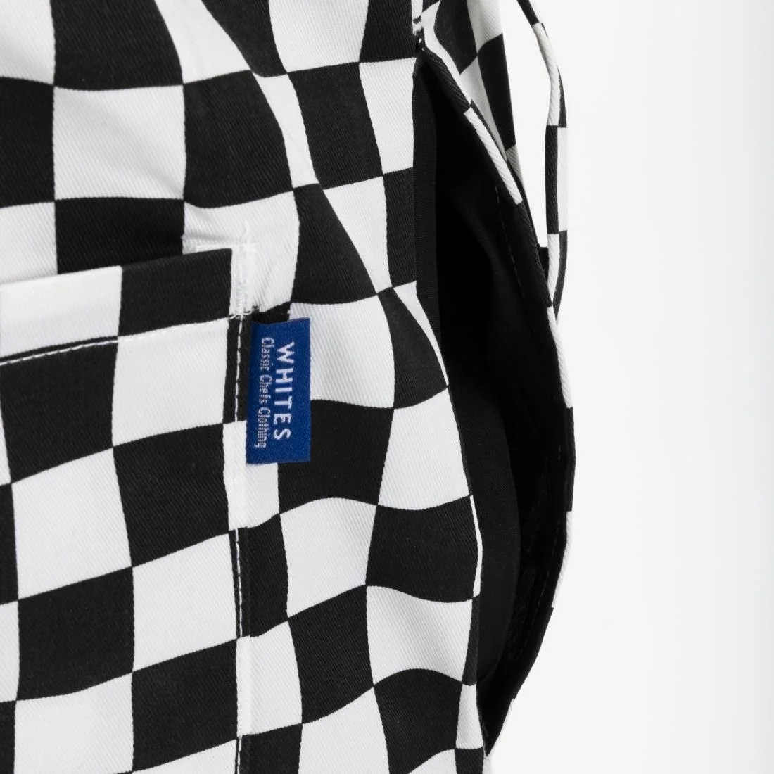 Whites Unisex Vegas Trousers Big Black & White Check - Image 8