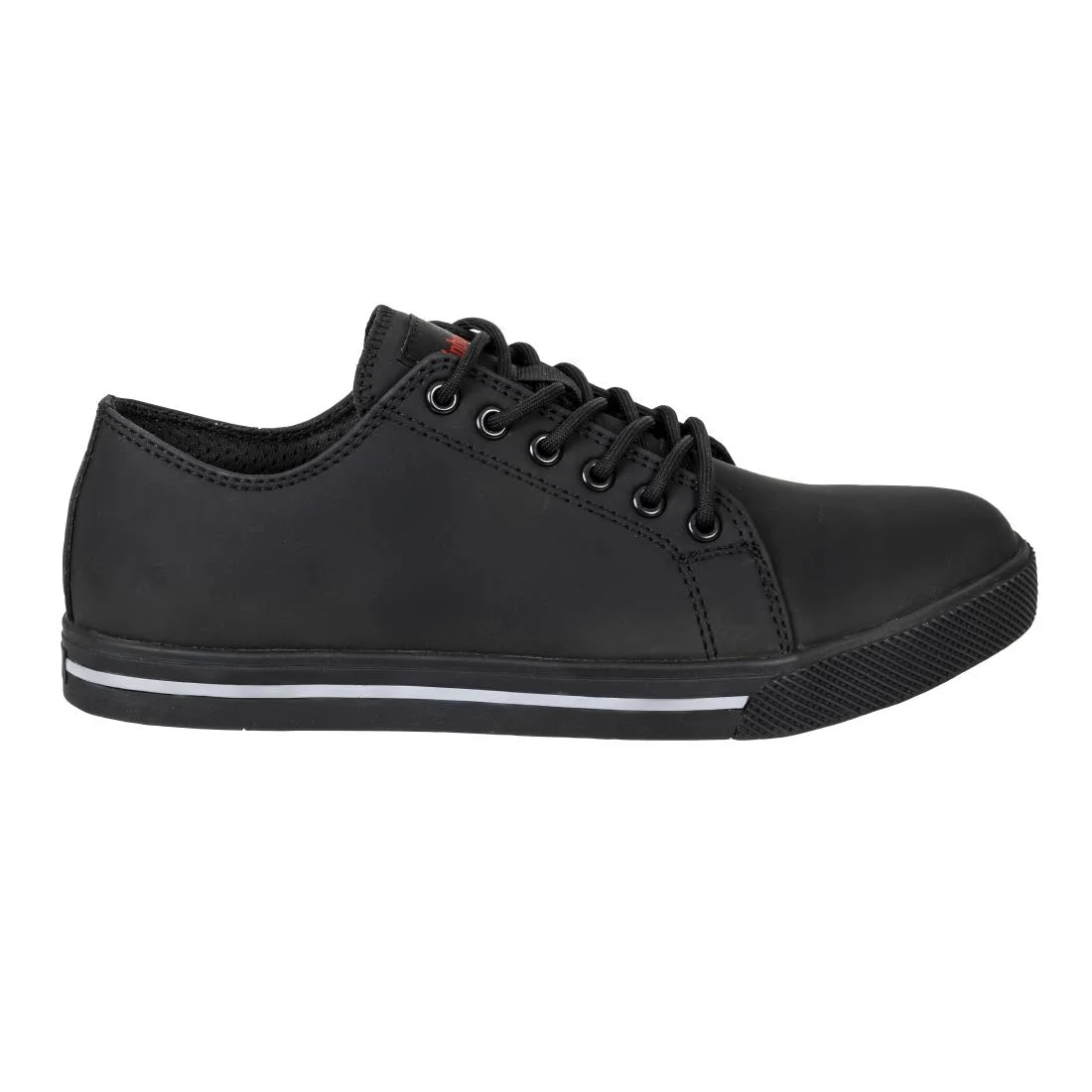 Slipbuster Recycled Microfibre Safety Trainers Matte Black - Image 2