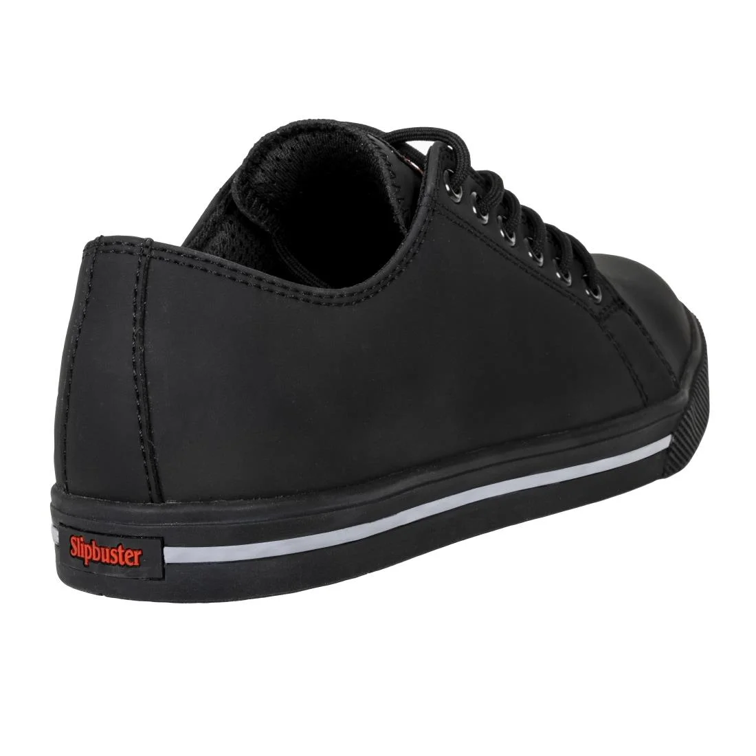 Slipbuster Recycled Microfibre Safety Trainers Matte Black - Image 4