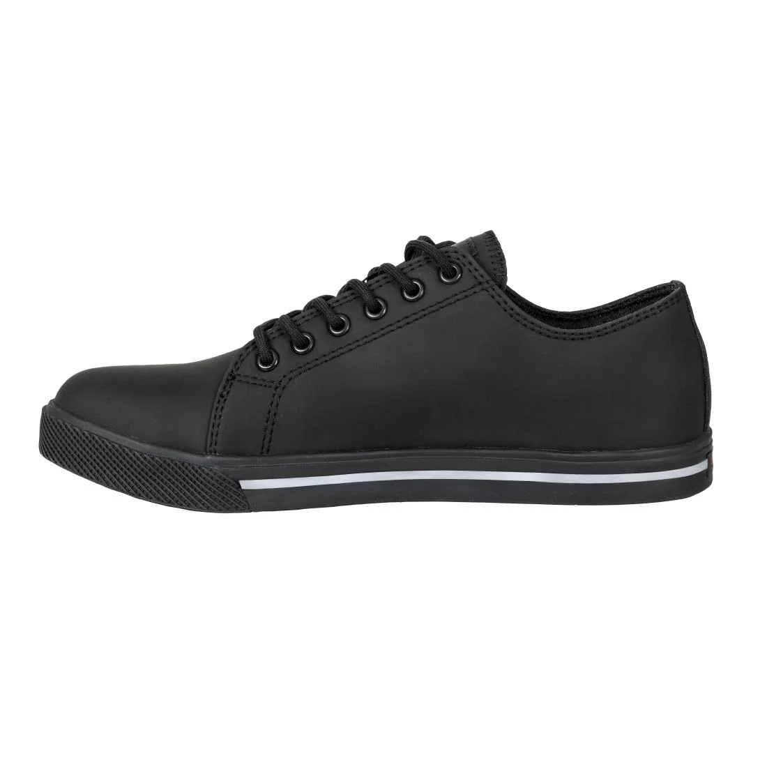 Slipbuster Recycled Microfibre Safety Trainers Matte Black - Image 6