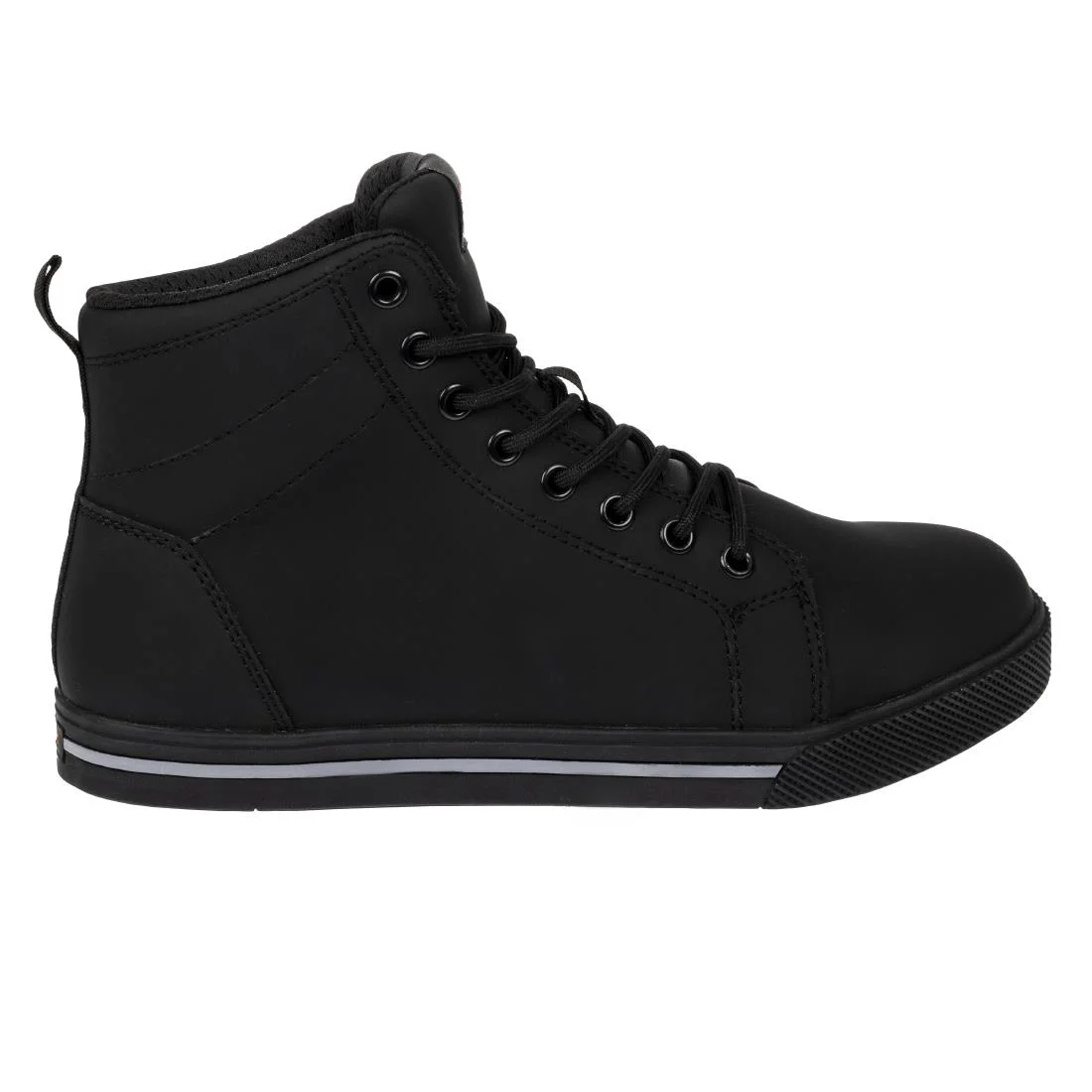 Slipbuster Recycled Microfibre Safety Hi Top Boots Matte Black - Image 2