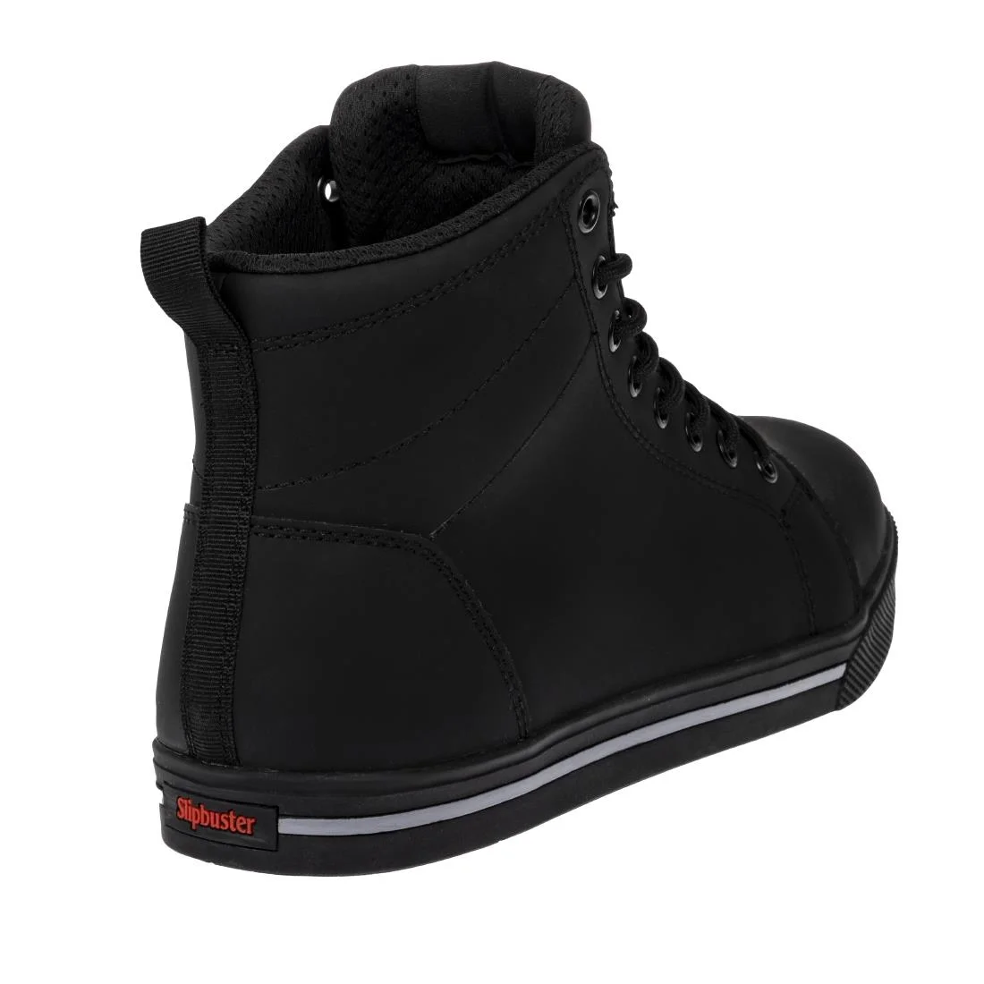 Slipbuster Recycled Microfibre Safety Hi Top Boots Matte Black - Image 4