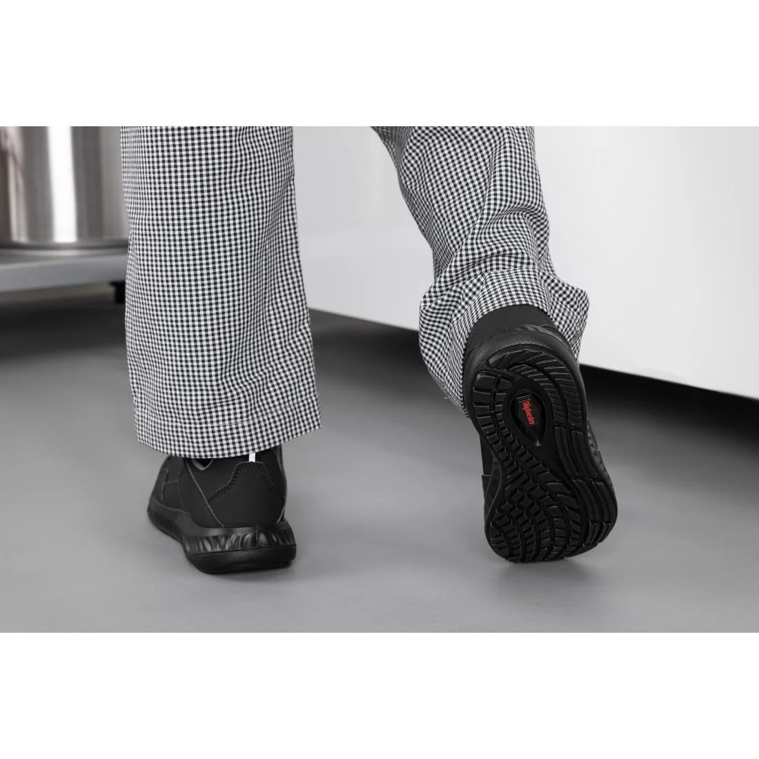 Slipbuster Recycled Microfibre Safety Trainer Matte Black - Image 4