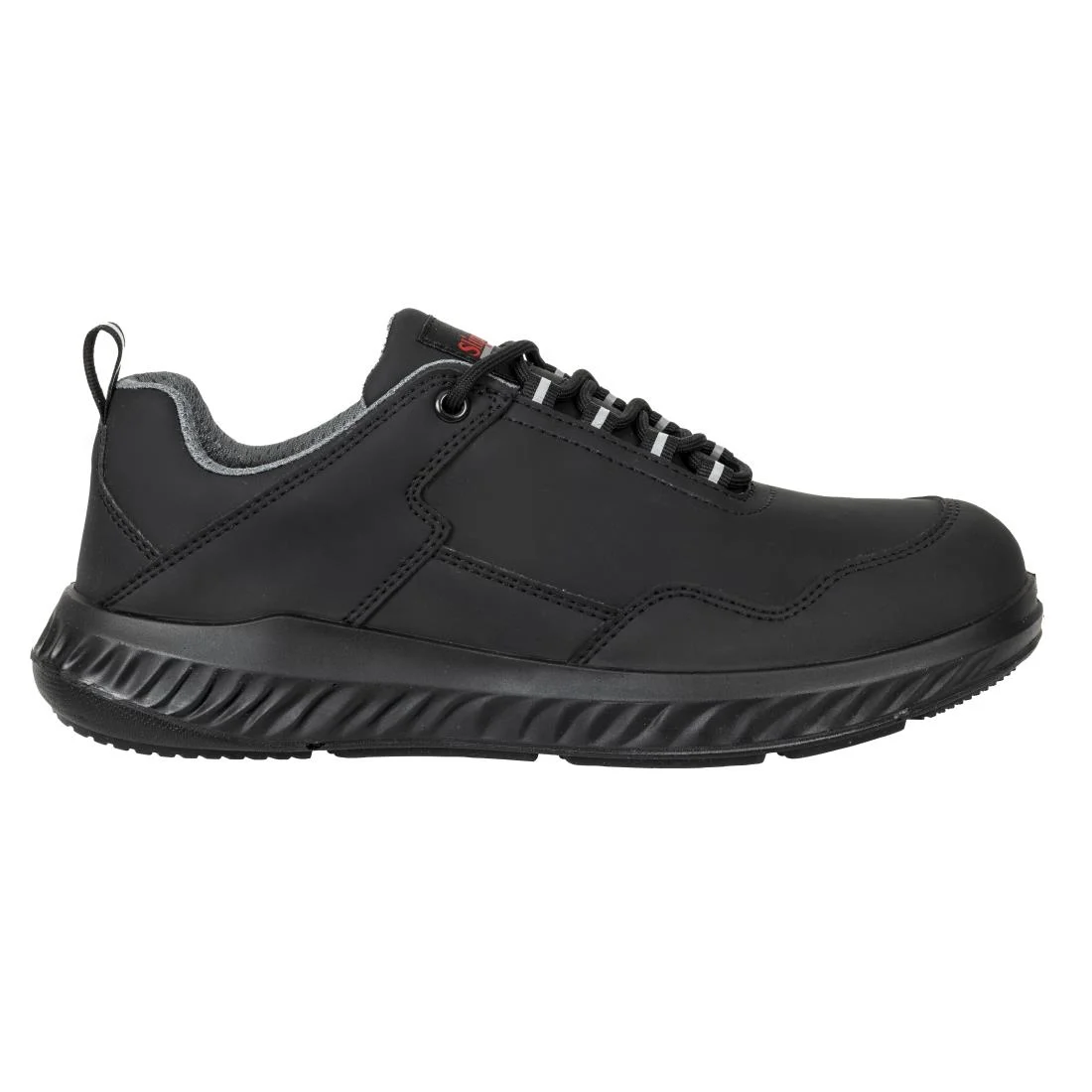 Slipbuster Recycled Microfibre Safety Trainer Matte Black - Image 5