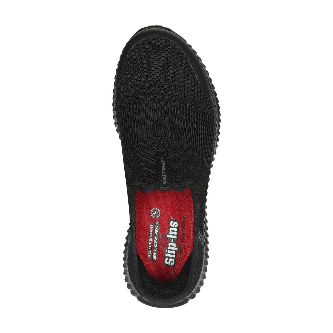 Skechers Womens Cessnock Slip In Shoes Black - Image 2
