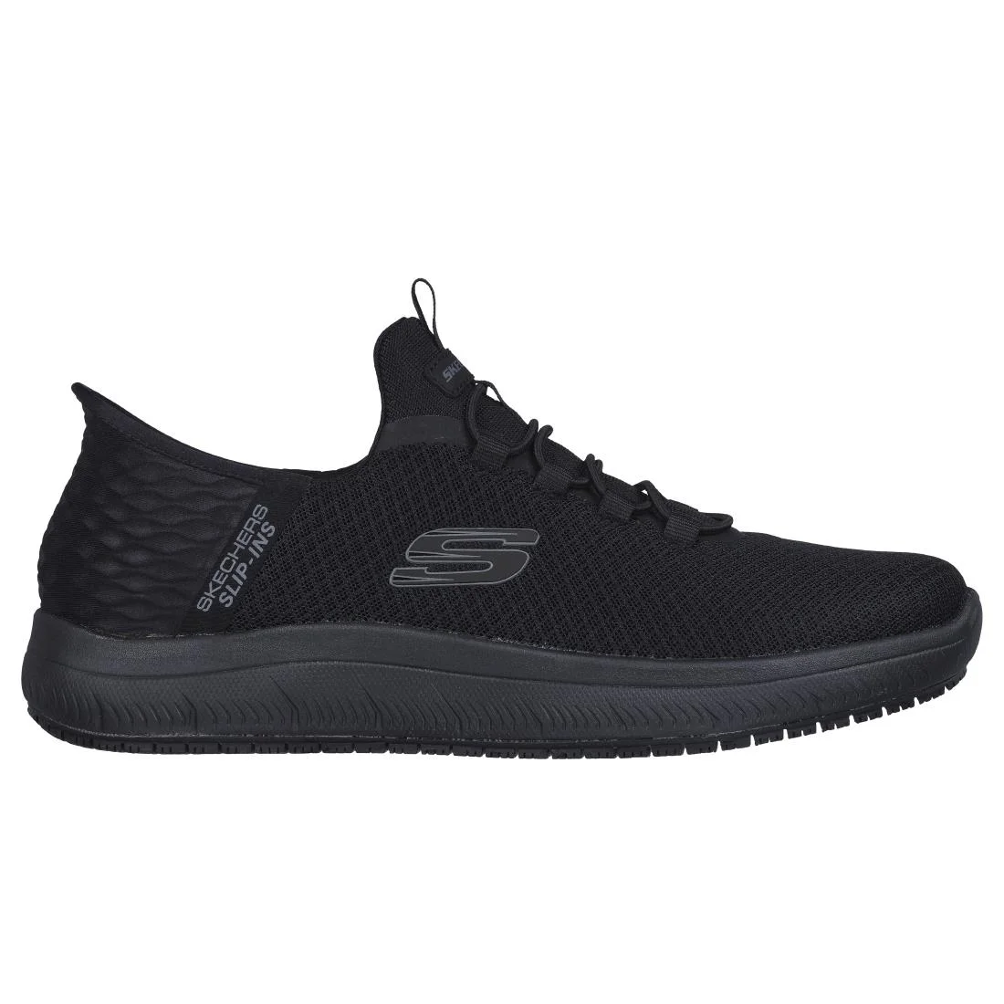 Skechers Mens Summit SR Slip Ins Black - Image 4