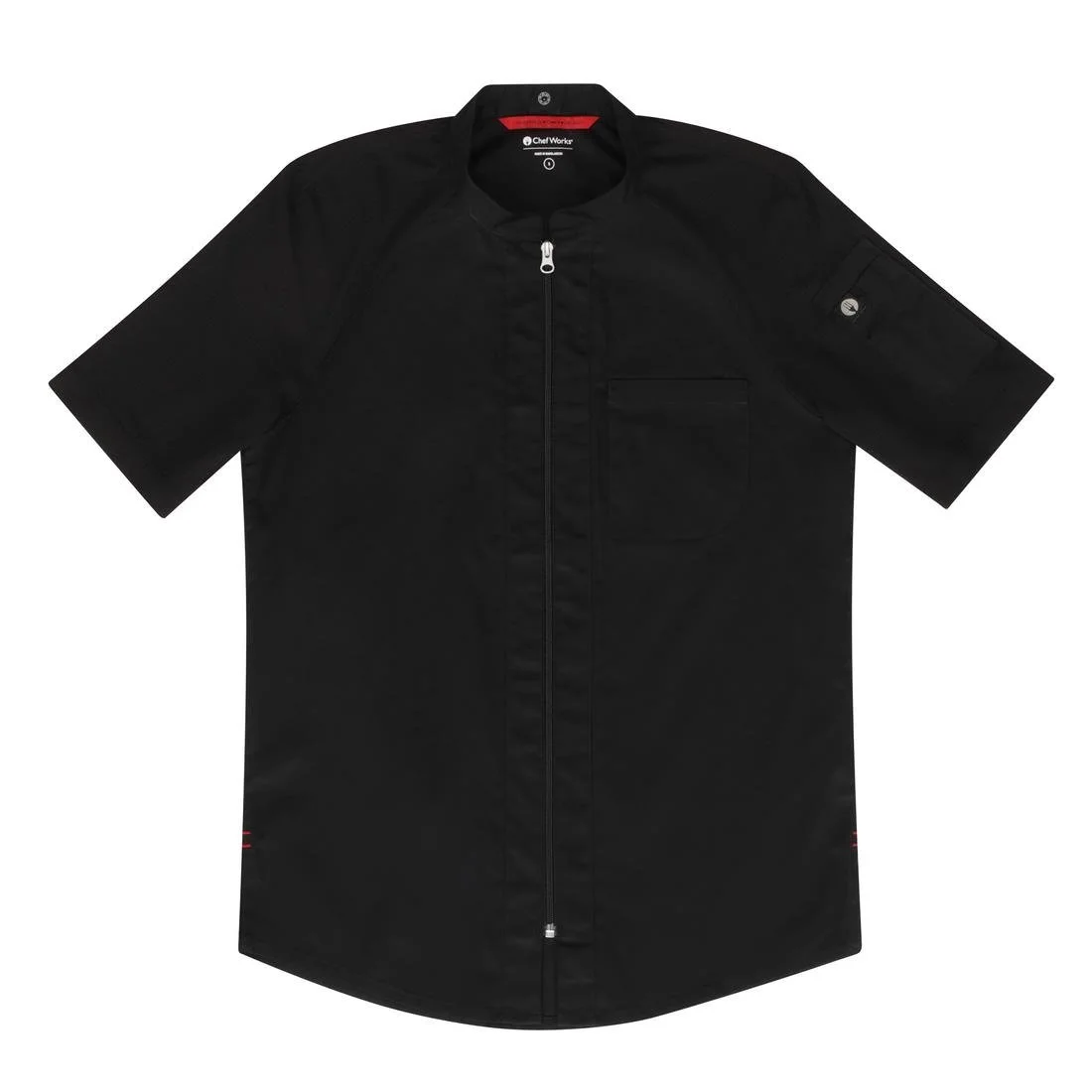 Chef Works Arcadia Sustainable Unisex Chef Jacket Black - Image 4