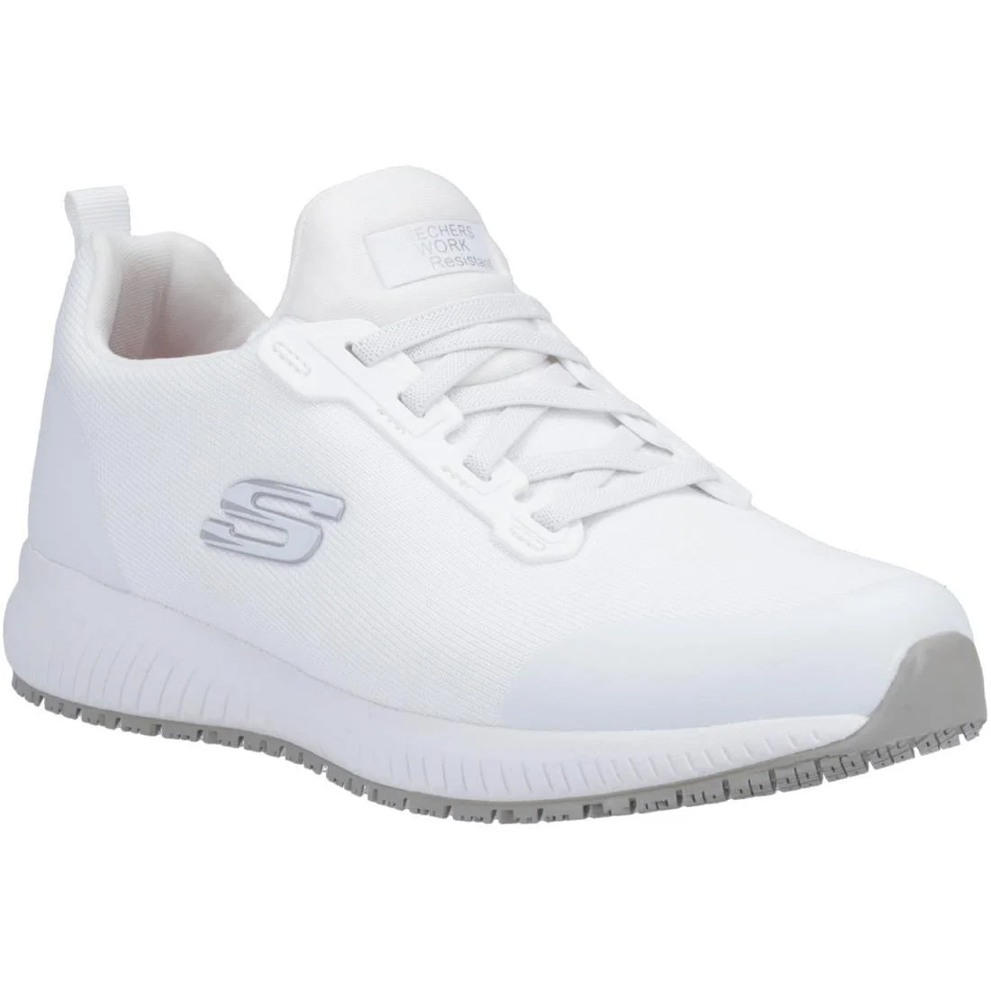 Skechers Slip Resistant Squad Myton Trainers White
