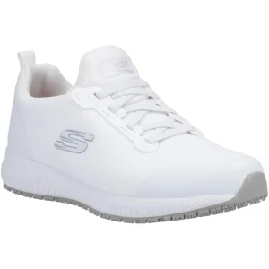 Skechers Slip Resistant Squad Myton Trainers White