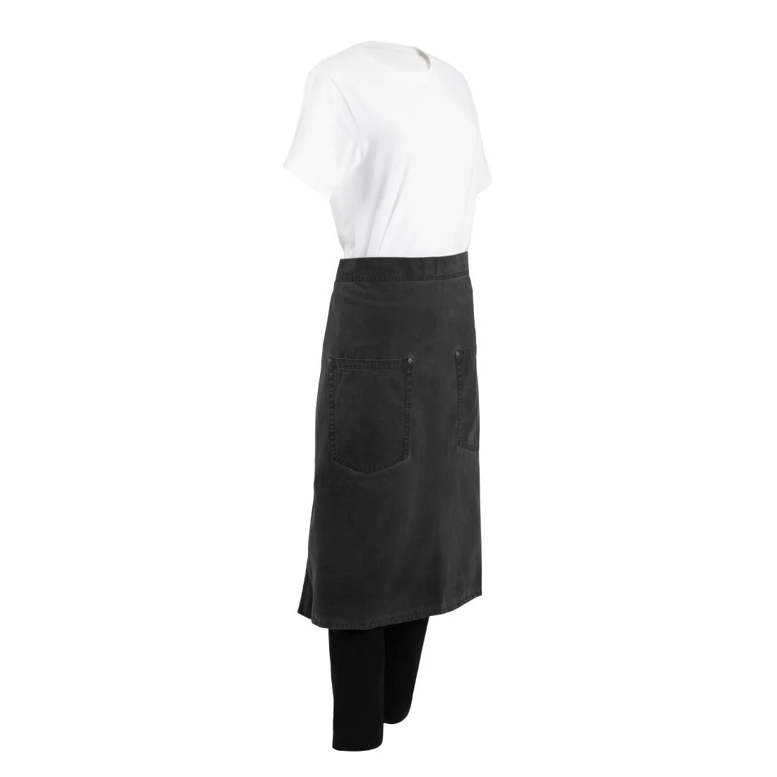 Chef Works Urban Dorset Antique Bistro Apron Pewter - Image 3
