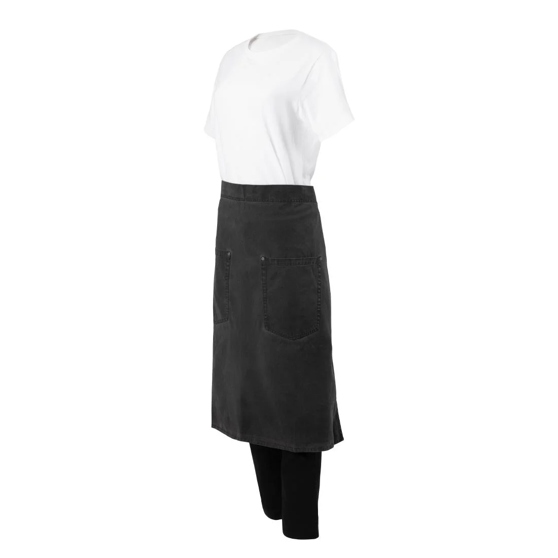 Chef Works Urban Dorset Antique Bistro Apron Pewter - Image 4