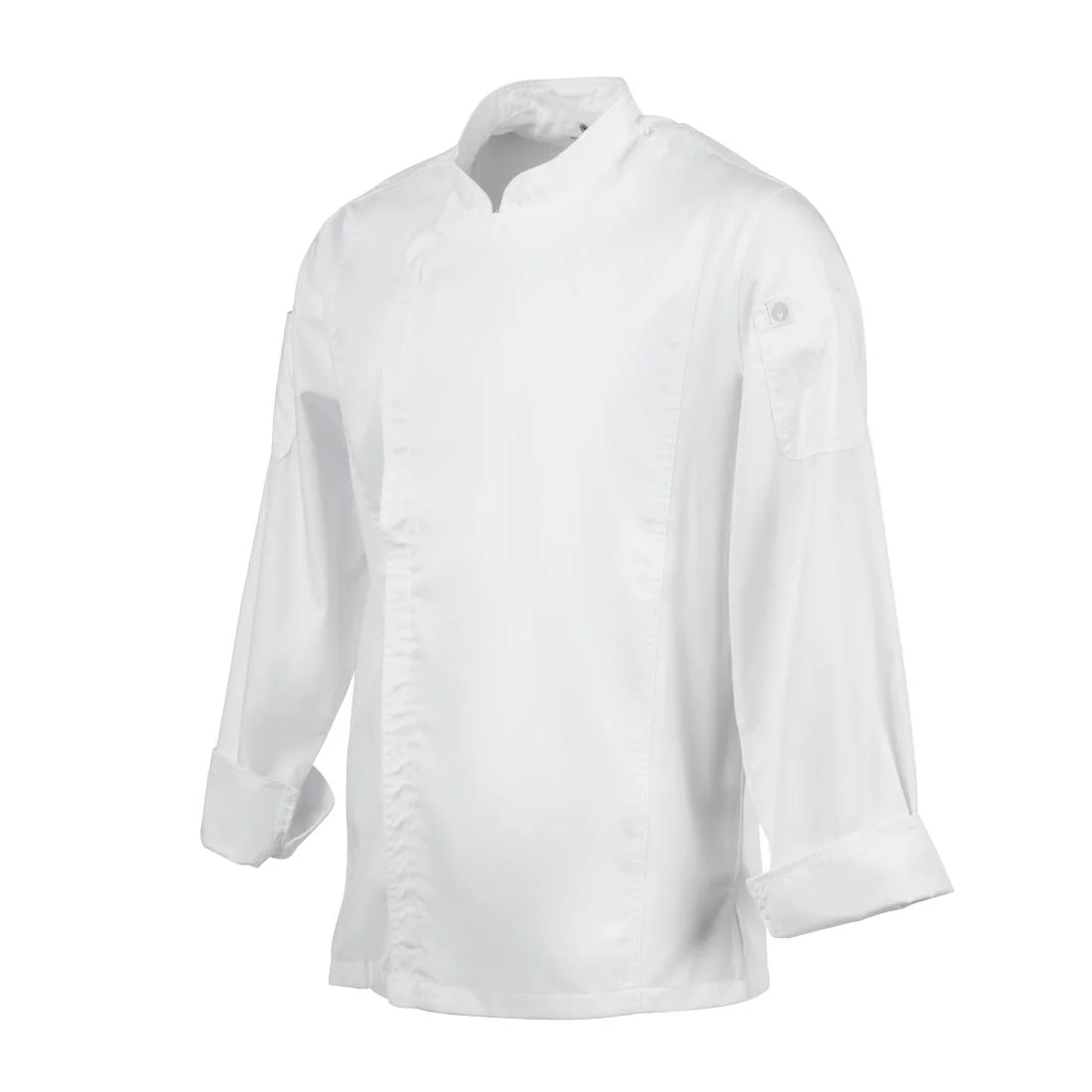 Chef Works Unisex Hartford Lightweight Chef Jacket White - Image 5