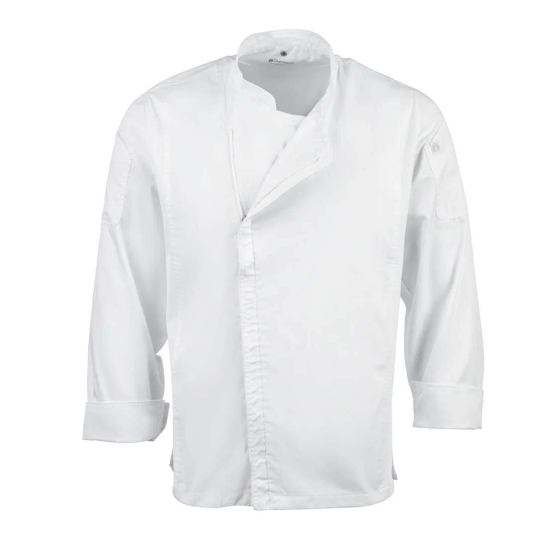 Chef Works Unisex Hartford Lightweight Chef Jacket White - Image 9