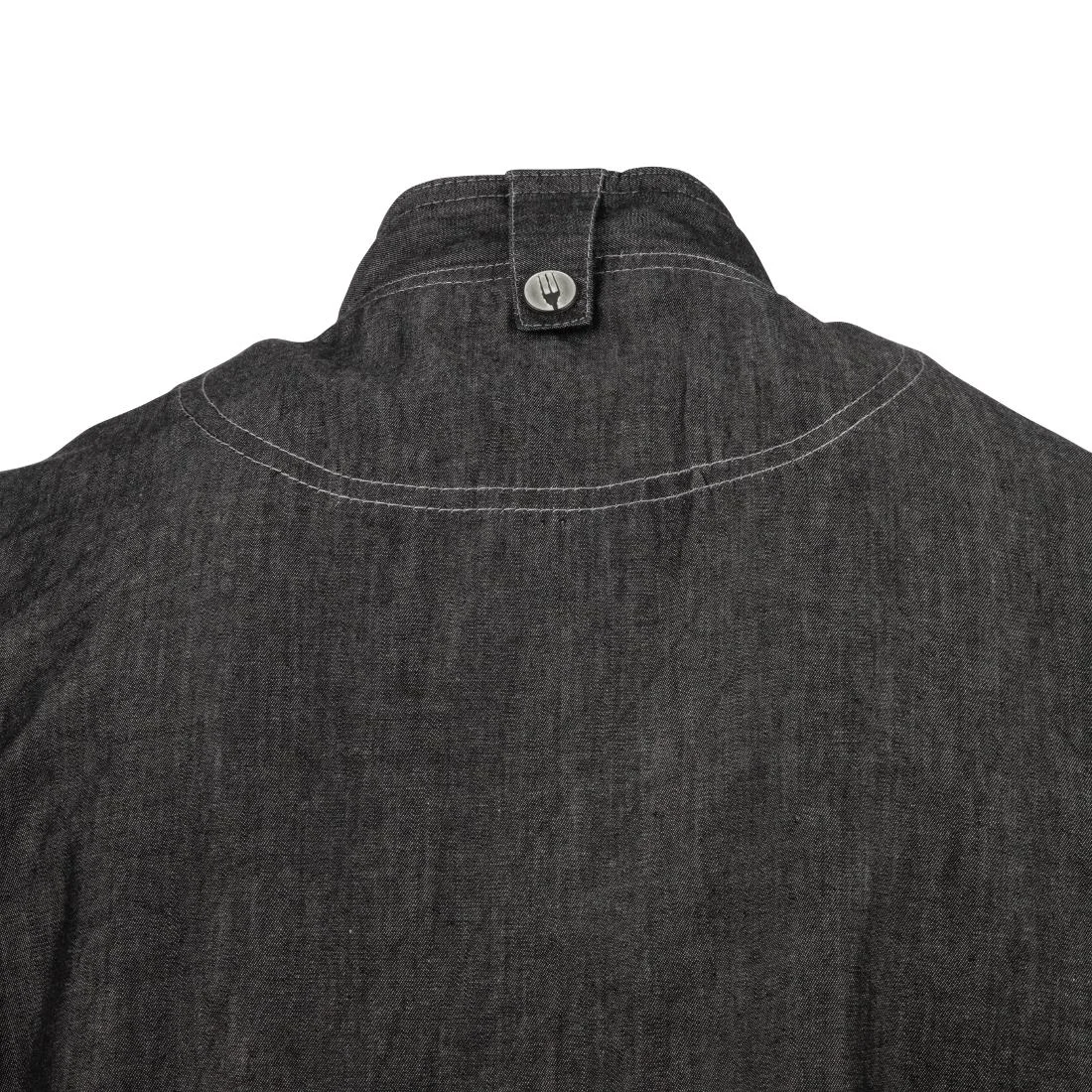 Chef Works Urban Delancey Short Sleeve Denim Chefs Jacket - Image 4