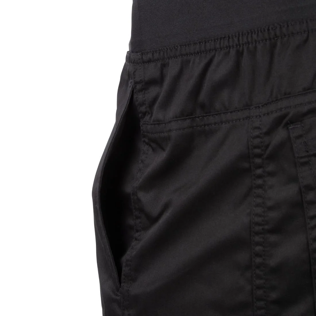 Chef Works Men's Lightweight Slim Trouser Black - Image 6