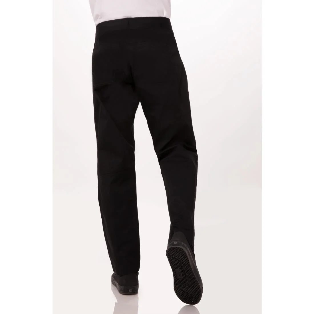 Chef Works Men's Lightweight Slim Trouser Black - Image 13