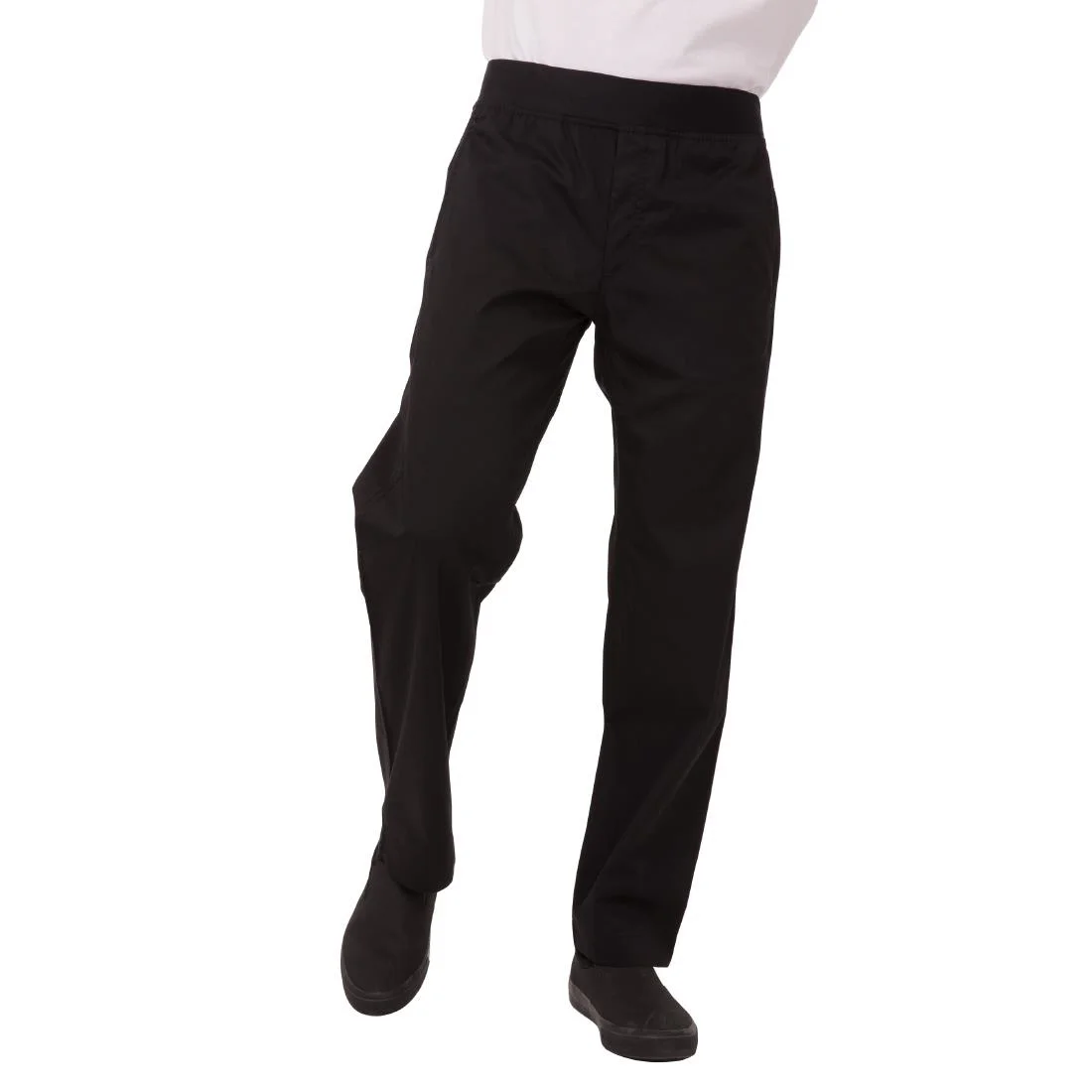Chef Works Men's Lightweight Slim Trouser Black - Image 14