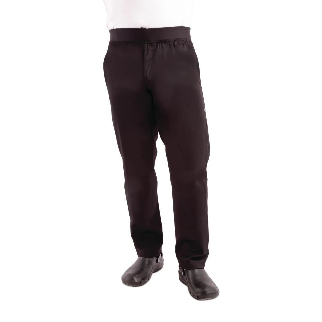 Chef Works Men's Lightweight Slim Trouser Black - Image 2