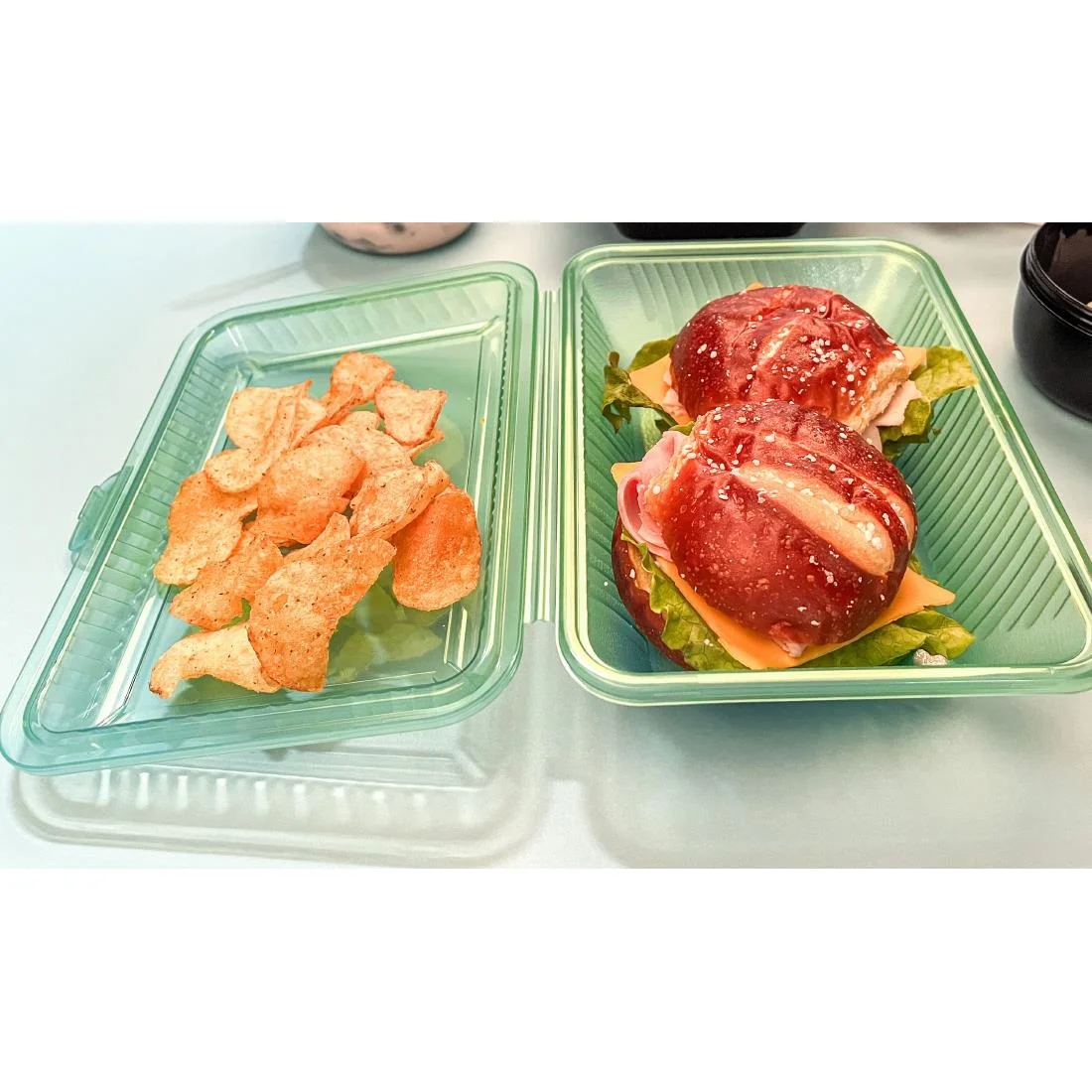 FSG Returnables Standard Meal Container Jade Green 1000ml (12 Pack) - Image 3