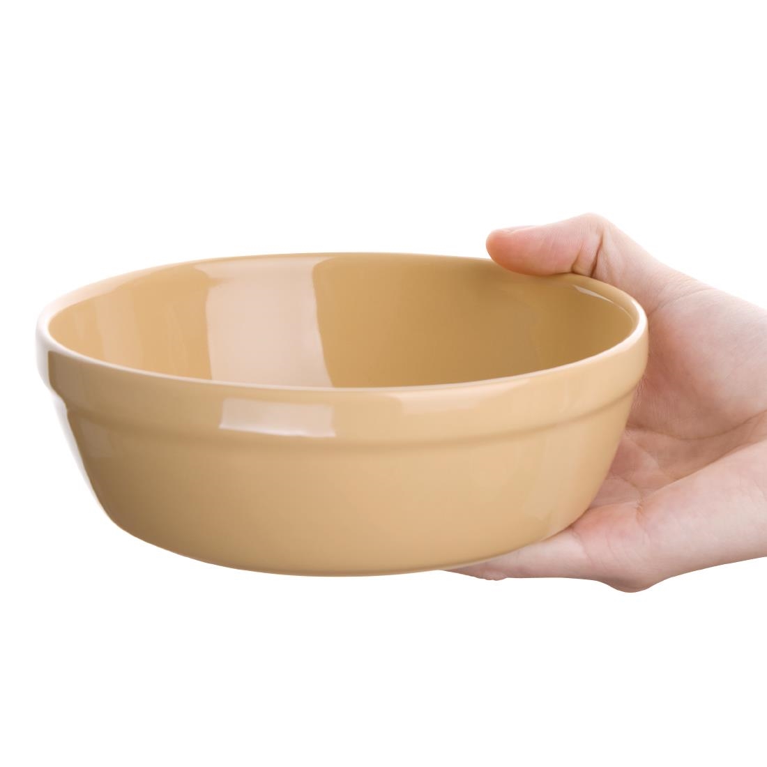 Olympia Stoneware Round Pie Bowls 156mm
