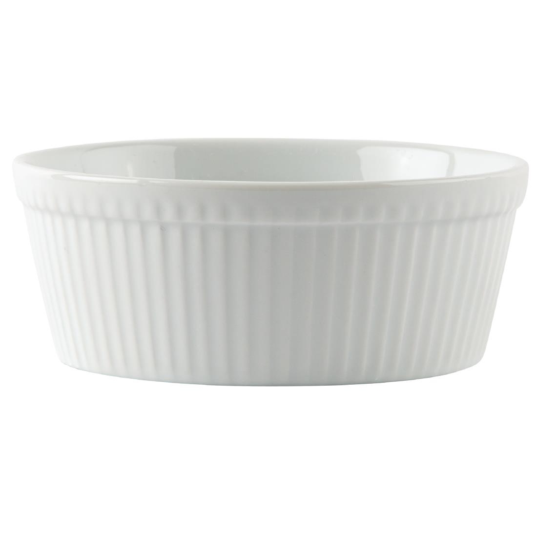 Olympia Whiteware Round Pie Dishes 134mm